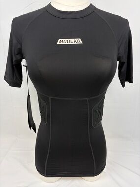 *NEW* Moolah Basketball Padded Compression Top Short Sleeve Women’s Small Black